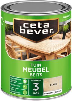 Cetabever Tuinmeubel Beits - Zijdeglans - Blank - 750 ml