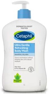 Cetaphil Ultra Gentle Refreshing Body Wash 1000ml