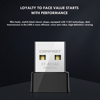 CF-WU811AC Draagbare Wifi Dual Frequentie 650M Desktop Computer Draadloze Netwerkkaart Wifi Extender Adapter