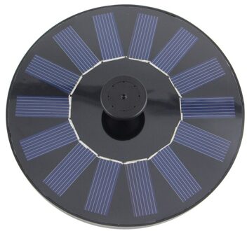 CF003 6V 0.8W 150L/H Solar Power Drijvende Waterpomp Fontein Dompelpomp Voor Tuin Planten (Zwart)