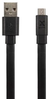 CF021 USB-kabel 3 m 2.0 USB A Micro-USB B Zwart