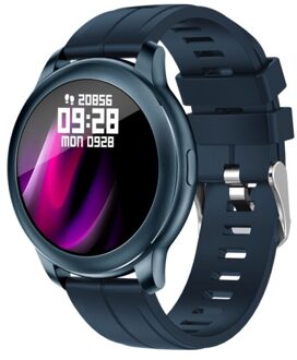 CF22 Bluetooth Oproep Smart Horloges Sport Stap Sleep Tracking Fitness Armband Vrouwen Mannen Smartwatch Voor Android Ios Xiaomi Blauw