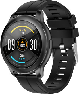 CF22 Bluetooth Oproep Smart Horloges Sport Stap Sleep Tracking Fitness Armband Vrouwen Mannen Smartwatch Voor Android Ios Xiaomi zwart