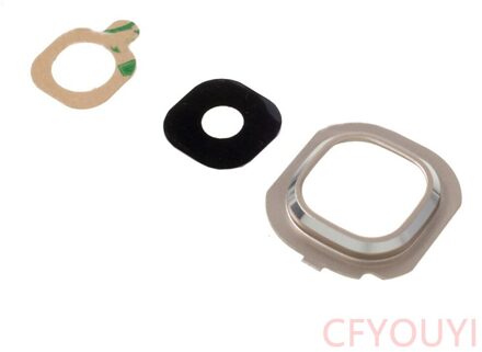 CFYOUYI Vervangende Onderdelen J510 Back Rear Camera Lens Cover Ring Voor Samsung Galaxy J7 ) j710/J5 ) J510 goud