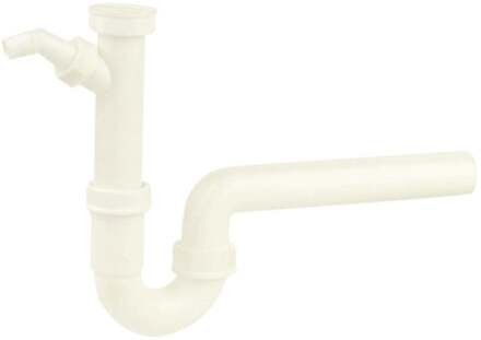 CH Kunststof spoelbak buisvormige sifon, wit. 1 1/2"ER x 56 mm, met 3/4" apparaataansluiting - 988312418