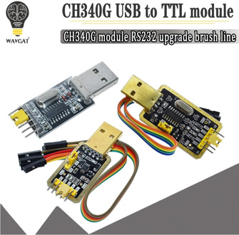CH340 module USB to TTL CH340G upgrade download a small wire brush plate STC microcontroller board USB to serial instead PL2303