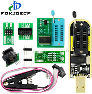 CH341A Programmer adapter+SOIC8 adapter+ SOP8 clip with cable+1.8V adapter CH341A EEPROM Flash BIOS USB programmer ZIF adapter