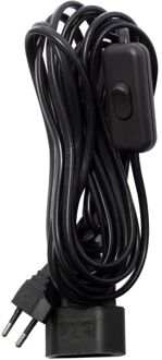 Chacon Verlengsnoer Met Eurostekker Zwart 4 Meter