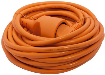 Chacon Verlengsnoer Oranje 12 Meter