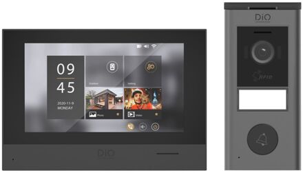 Chacon Videofoon Dio Bedraad Met Wifi 7" Touchscreen En Rfid-opening