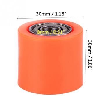 Chain Guide Sprocket Auto-Styling 8mm Universele Keten Roller Spanrol Wiel Gids voor Motorfiets Crossmotor Enduro Oranje