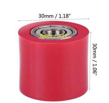 Chain Guide Sprocket Auto-Styling 8mm Universele Keten Roller Spanrol Wiel Gids voor Motorfiets Crossmotor Enduro Rood