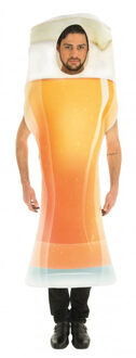 CHAKS Bier/pils kostuum - voor volwassenen - one size - Carnaval verkleedkleding