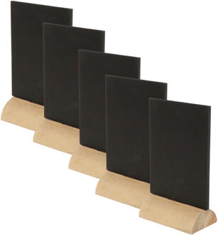 CHAKS Bruiloft Naam/plaats kaartjes - 20x - krijtbordjes - 8 x 6 cm - diner tafelschikking