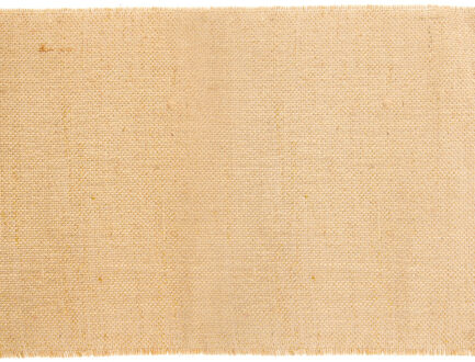 CHAKS Jute tafelloper - 29 x 300 cm - beige met gouden draad erdoor - Feesttafelkleden