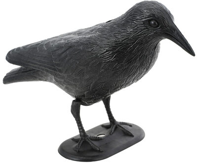 CHAKS Raaf/kraai - zwart - 31 x 20 cm - Halloween decoratie dieren