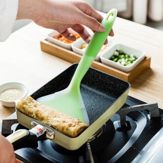 Chakwan Siliconen Schop Siliconen Schraper Schop Non-stick Schop Koekenpan Turners Scoop Keuken Koken Gereedschap groen