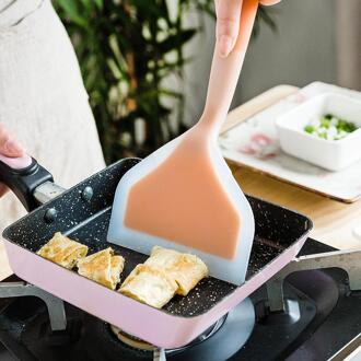 Chakwan Siliconen Schop Siliconen Schraper Schop Non-stick Schop Koekenpan Turners Scoop Keuken Koken Gereedschap oranje