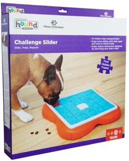 challenge slider oranje / blauw 38x38x5 cm