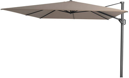 Challenger zweefparasol T1 Premium 4x3 m. - Havana taupe Bruin