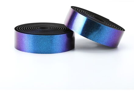 Chameleo Kleur Professionele Fietsen Road Bike Bar Tape Top Eva Pu Fietsstuur Tape Soft Anti-Vibratie Wrap blauw