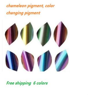 Chameleon pigment, kleur veranderende pigment kleurverandering op verschillende richting, Acryl verf gebruikt in plastic, auto.