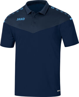 Champ 2.0 Poloshirt Kind Marine Blauw-Donker Blauw-Hemels Blauw Maat 140