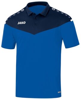 Champ 2.0 Poloshirt Kind Royal Blauw-Marine Blauw Maat 140