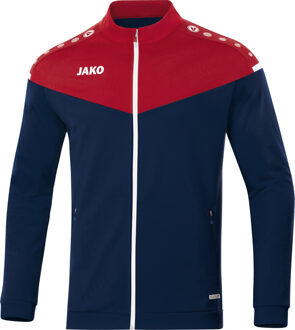 Champ 2.0 Polyesterjas Marine Blauw-Chili Rood Maat S