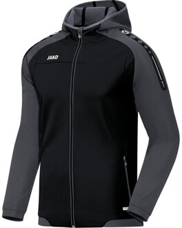 Champ Jas met Kap - Jassen  - zwart - M