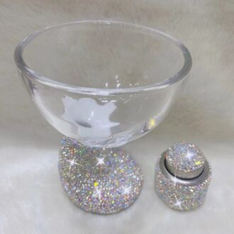 Champagne Glas Stopper Sets Diamond Shiny Crystal Cup Bruiloft Bar Cocktail Wijn Partij Drinkware Mokken wit