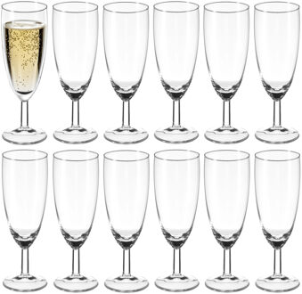 Champagne glazen Conical - 12x - prosecco - 150 ml