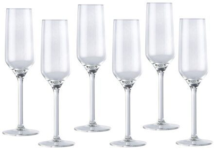 Champagneglas/glazen - 22 centiliter - Drinkglazen - 24 stuks