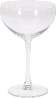 Champagneglazen - 4 stuks - glas - transparant - 200 ml