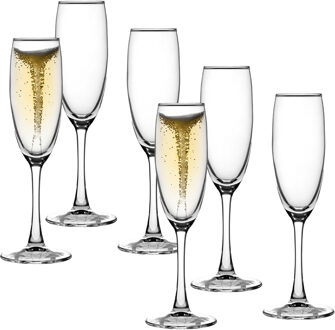 Champagneglazen Elixir - 12x stuks - prosecco / cava glazen - 190 ml