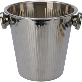 Champagnekoeler 20cm grijs