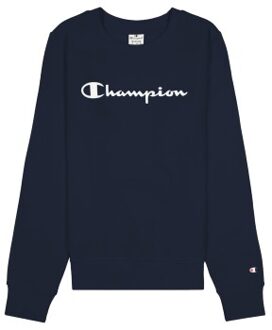 Champion American Classics Crewneck Sweatshirt W Beige,Blauw - Small,Medium,Large,X-Large