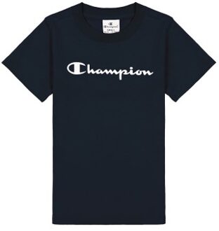 Champion American Classics Legacy Girls T-Shirt Blauw - Small,Medium,Large,X-Large