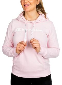 Champion American Classics Women Hooded Sweatshirt Roze,Blauw - Medium,X-Large