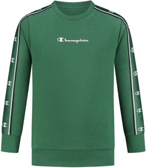 Champion American Tape Sweater Jongens groen - wit - 164