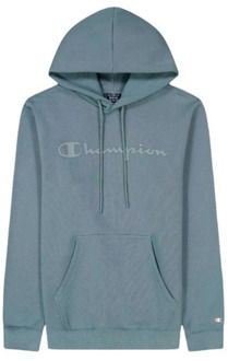 Champion Anthracite Tinted Logo Hoodie Sweatshirt Champion , Gray , Heren - XS