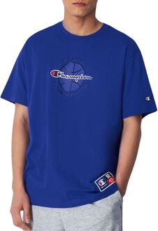 Champion Basketball Stretch Shirt Heren blauw - L