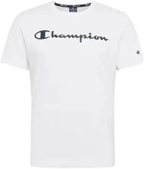 Champion big logo shirt wit heren heren - XL