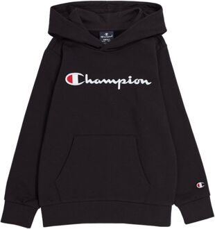 Champion Big Script Logo Hoodie Junior zwart - 140