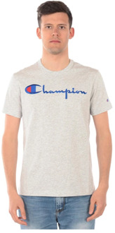 Champion Casual Sweatshirt Tee Champion , Gray , Heren - 2Xl,Xl,L,M,S