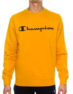 Champion Classics Men Crewneck Sweatshirt * Actie * Geel - Small,Medium