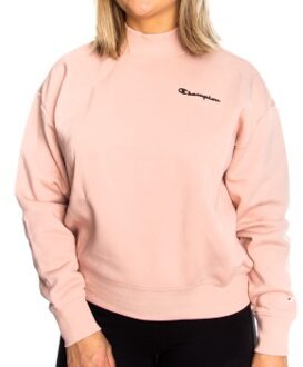 Champion Classics Women High Neck Sweatshirt Roze - Large