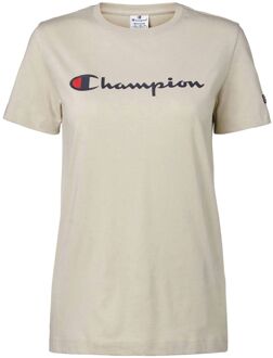 Champion Crewneck Shirt Dames beige - donker blauw - rood - M