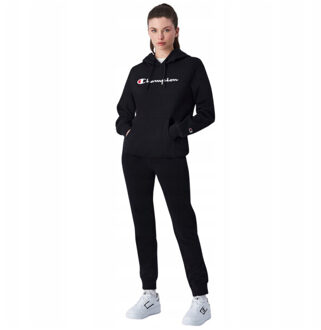 Champion Dames 117529 hoodie Zwart - L