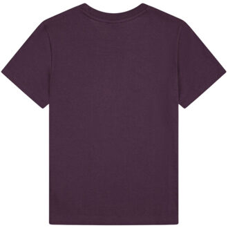 Champion Dames gebrandmerkt mouw t-shirt Paars - L